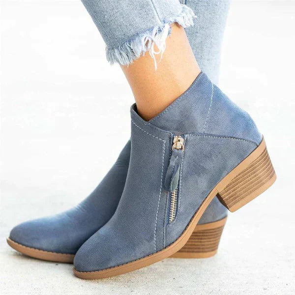 Alexandra | Comfortable zipped boots