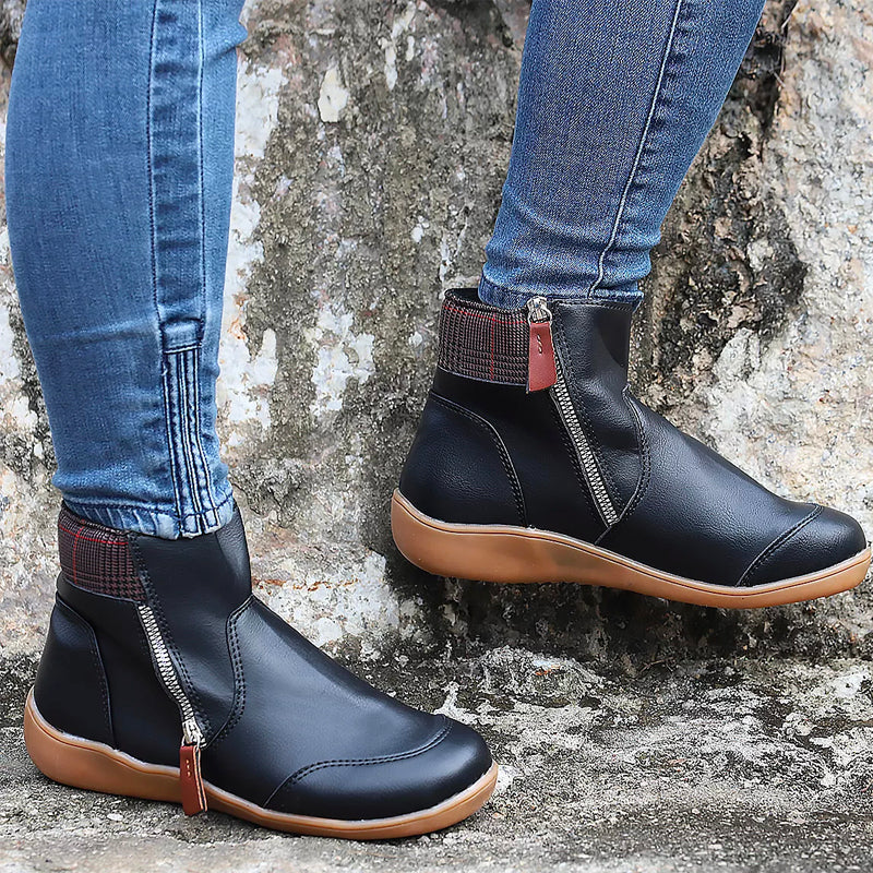 Beatrix | Waterproof orthopaedic boots with premium zip