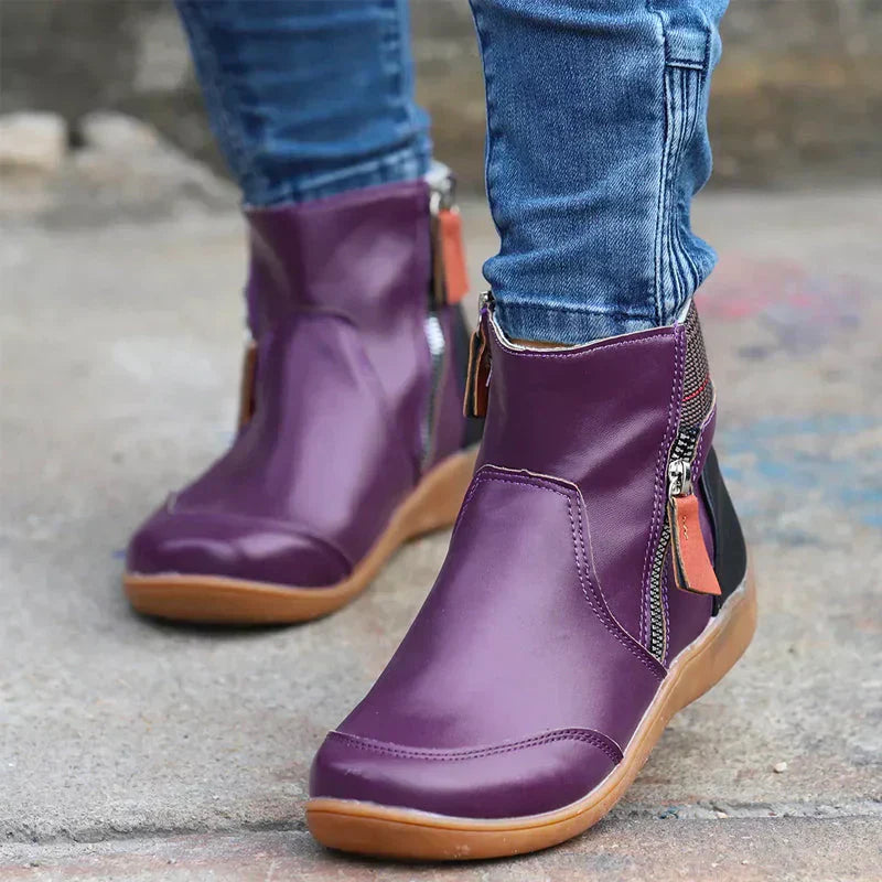 Beatrix | Waterproof orthopaedic boots with premium zip