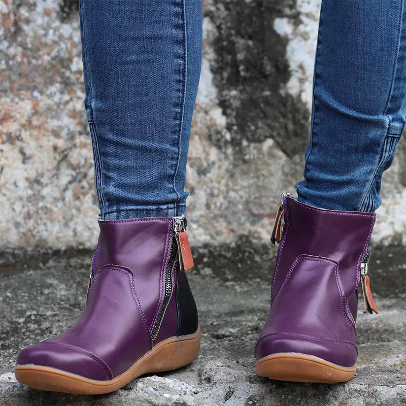 Beatrix | Waterproof orthopaedic boots with premium zip