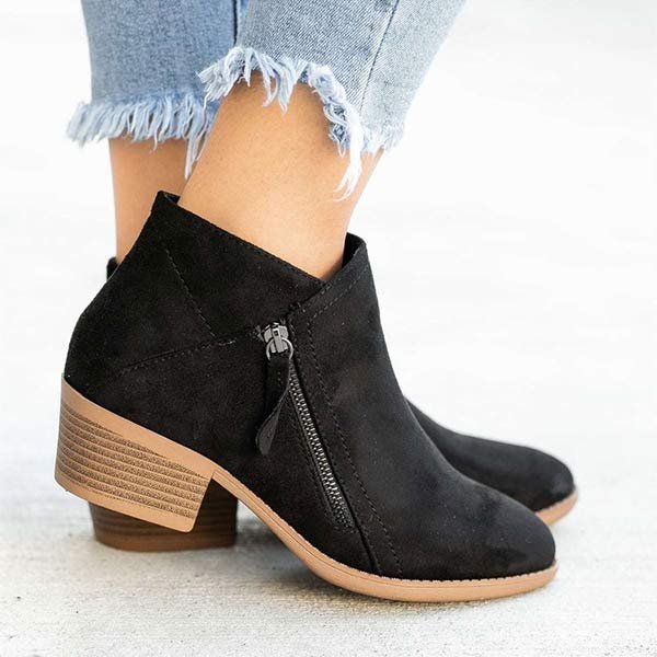 Alexandra | Comfortable zipped boots
