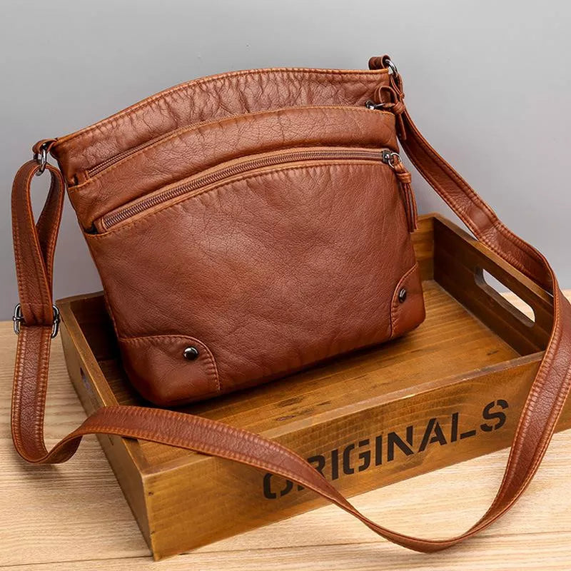 Lena | Leather Shoulder Bag