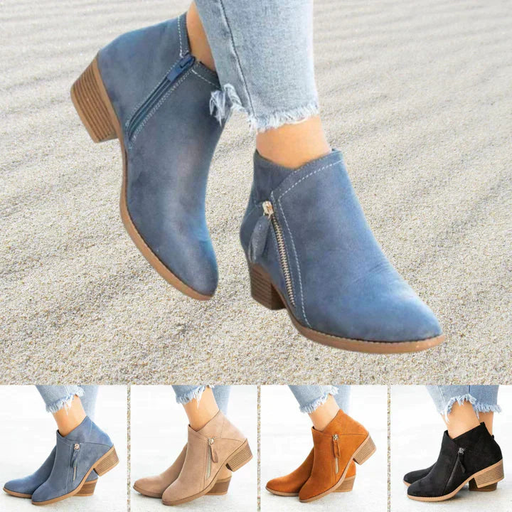 Alexandra | Comfortable zipped boots