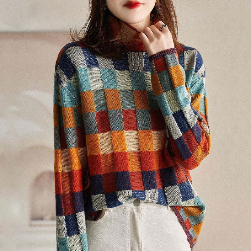 Camilla | Checkered Cozy Sweater