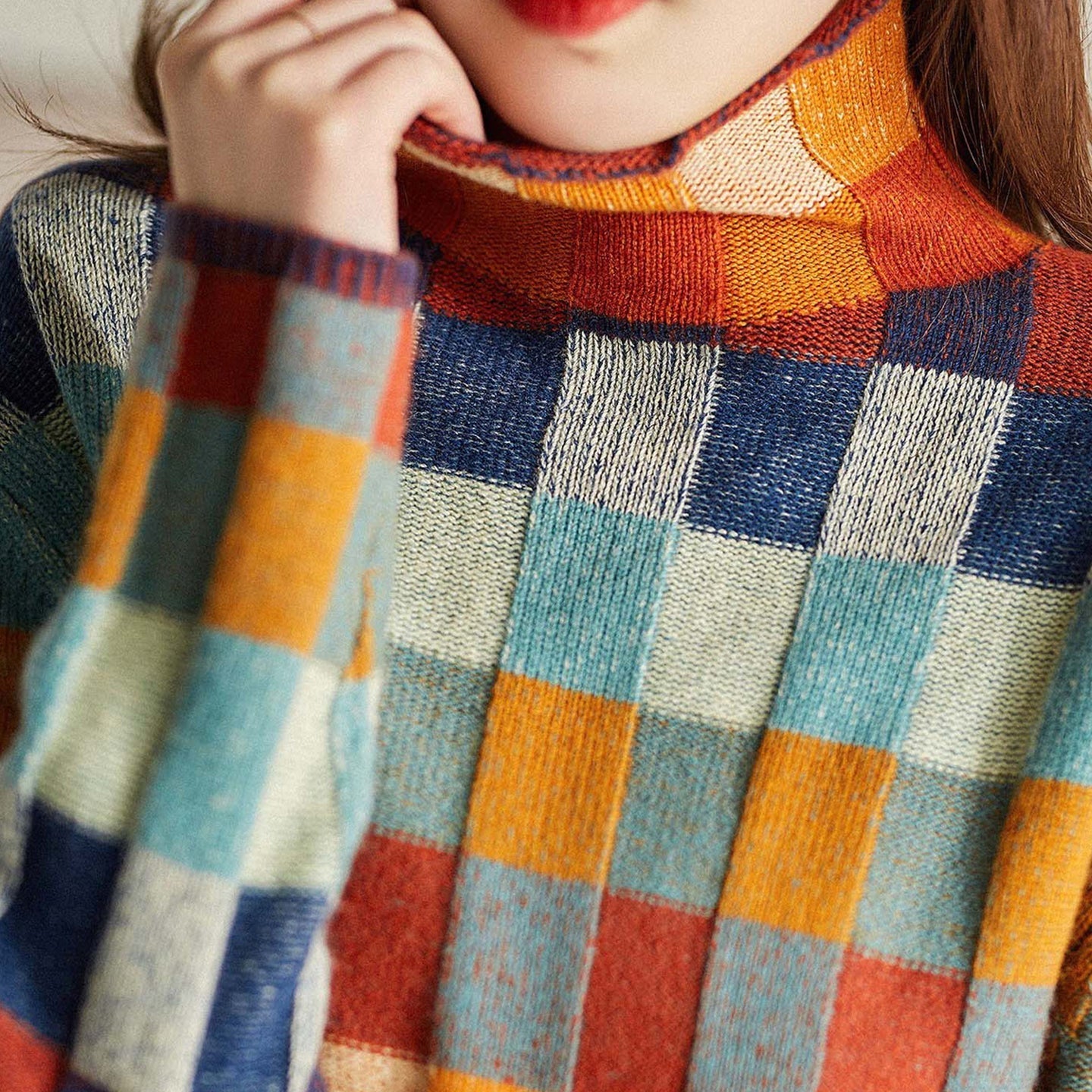 Camilla | Checkered Cozy Sweater