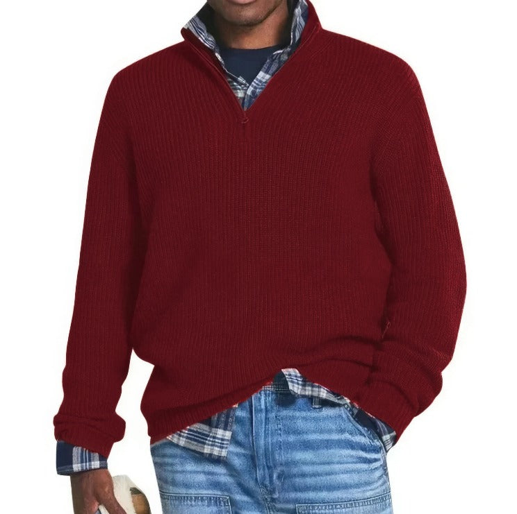 Martin | Men's Zipped Knitted Jumper