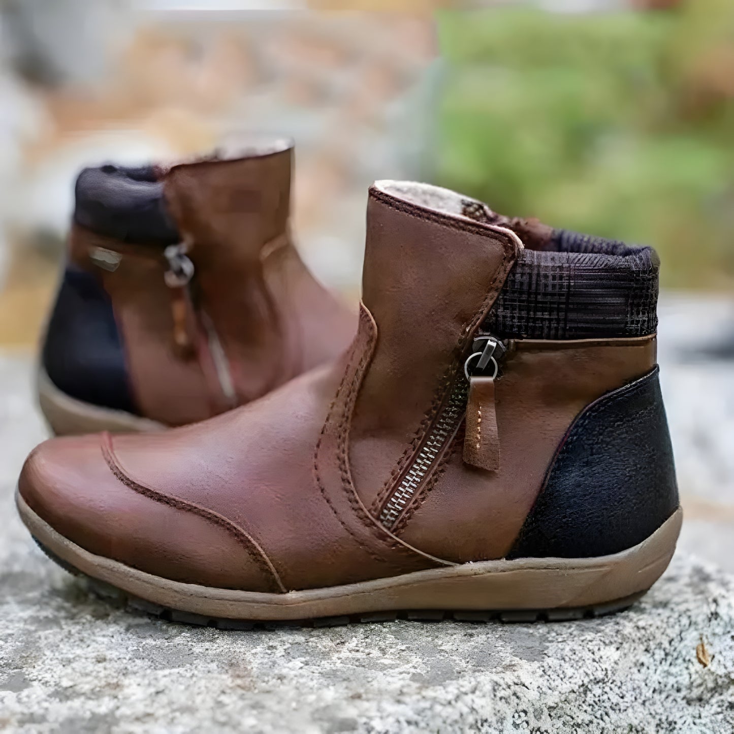 Beatrix | Waterproof orthopaedic boots with premium zip