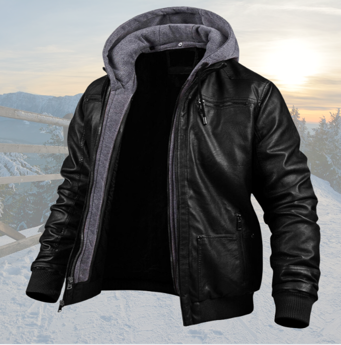 Franklin | Leather winter jacket