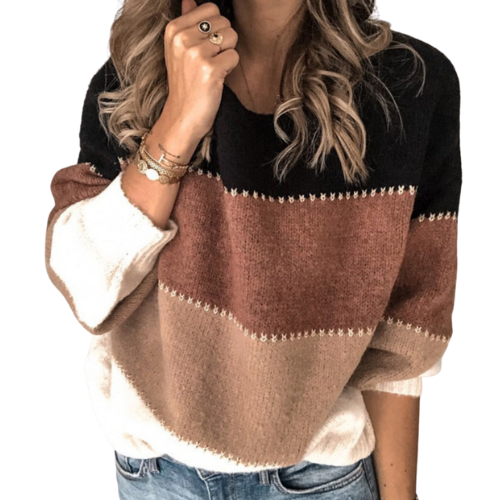 Sarah | Women's striped sweater