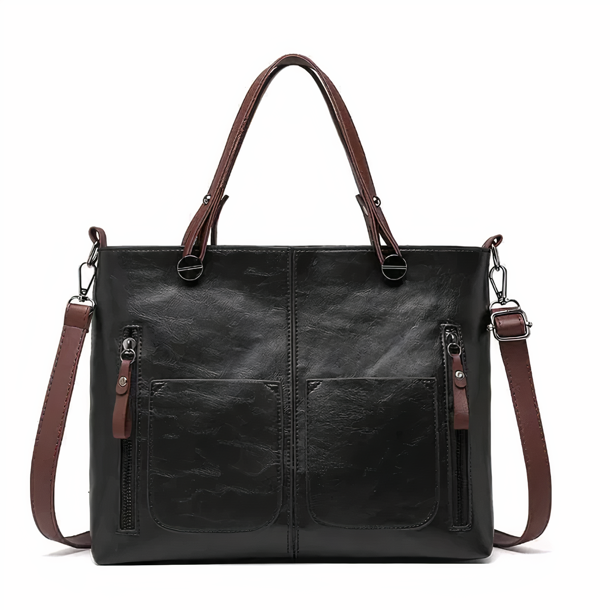 Leah | Leather shoulder bag in vintage style