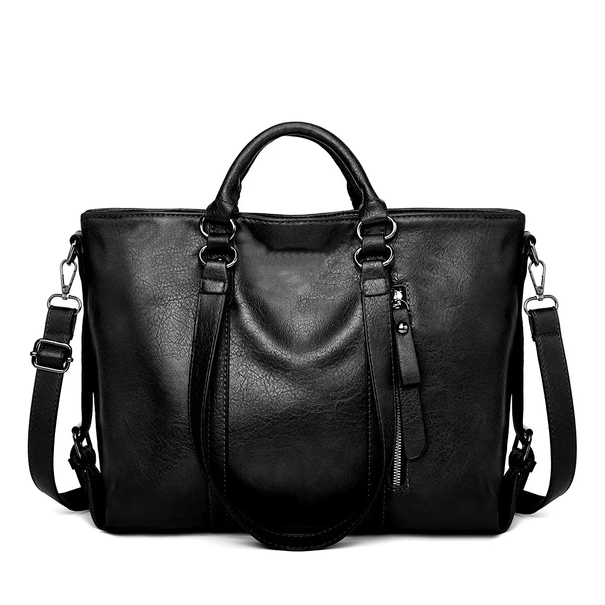 Madison | Leather shoulder bag with large capacity