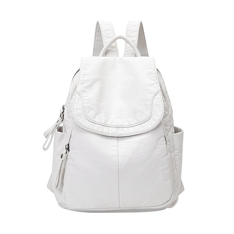 Matilda | Backpack in washed leather