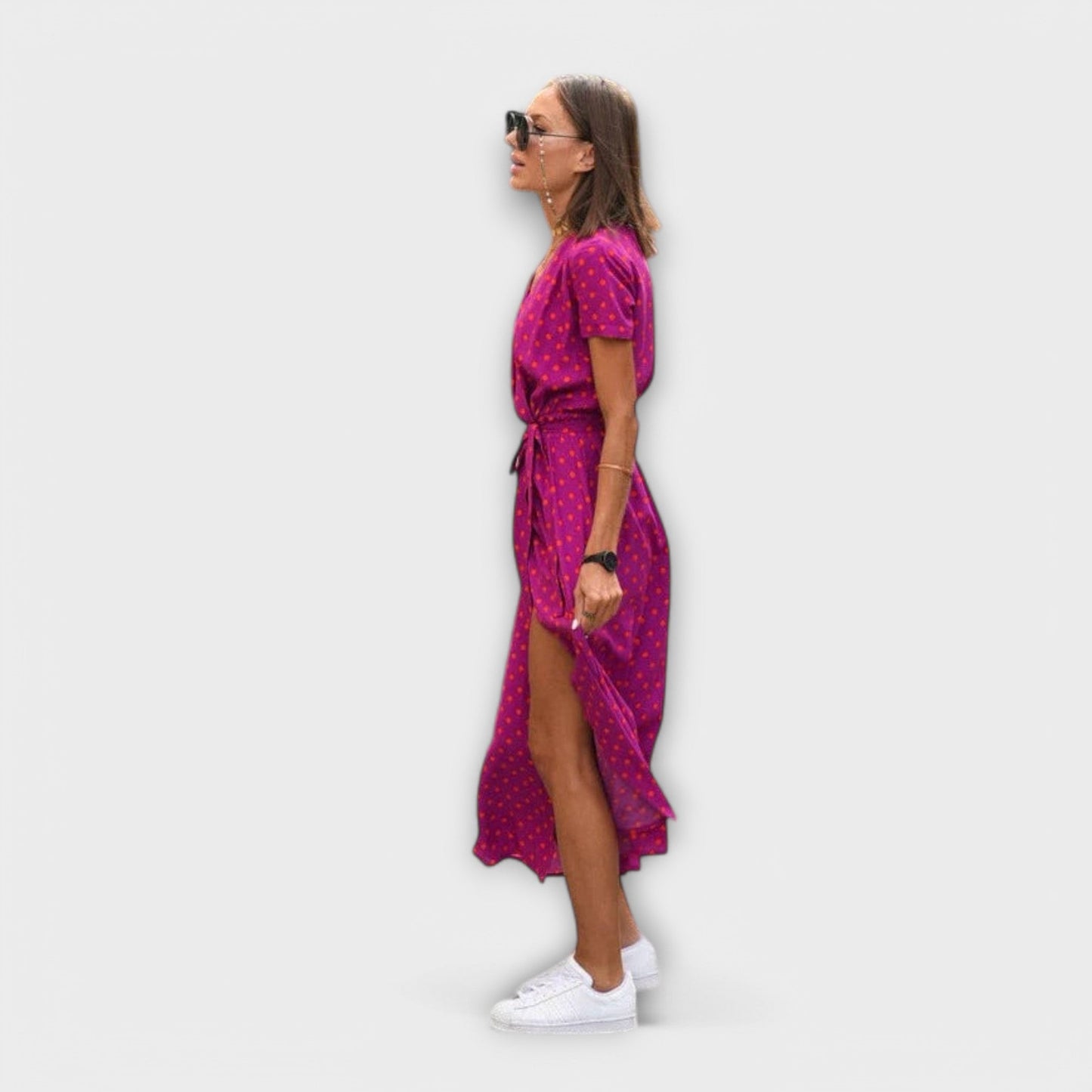 June | Colourful summer dress