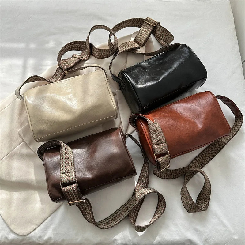 Madeline | Vintage Leather Crossbody Bag