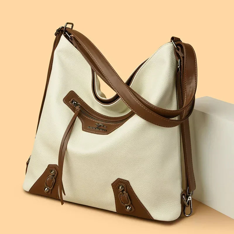 Martha | Elegant bag with multiple compartments made of leather
