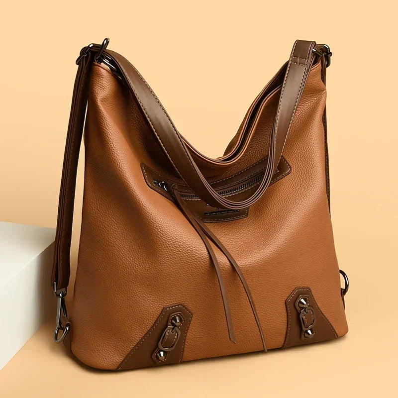 Martha | Elegant bag with multiple compartments made of leather