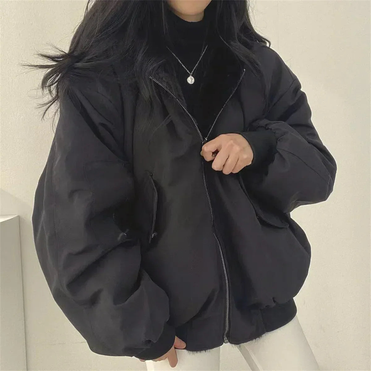 Tiana | Reversible jacket with hood
