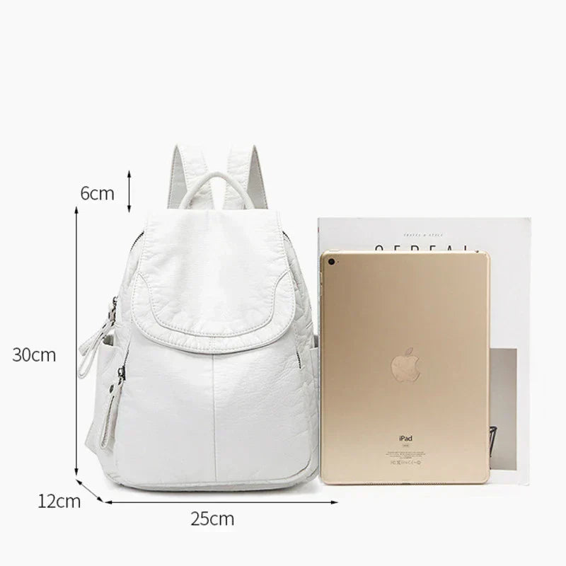 Matilda | Backpack in washed leather