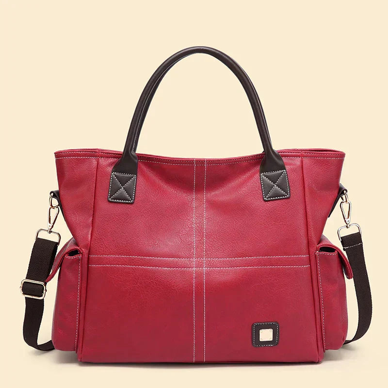 Mia | Large leather tote bag