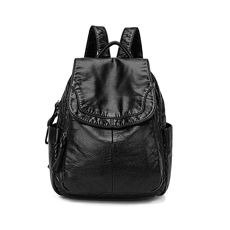Matilda | Backpack in washed leather