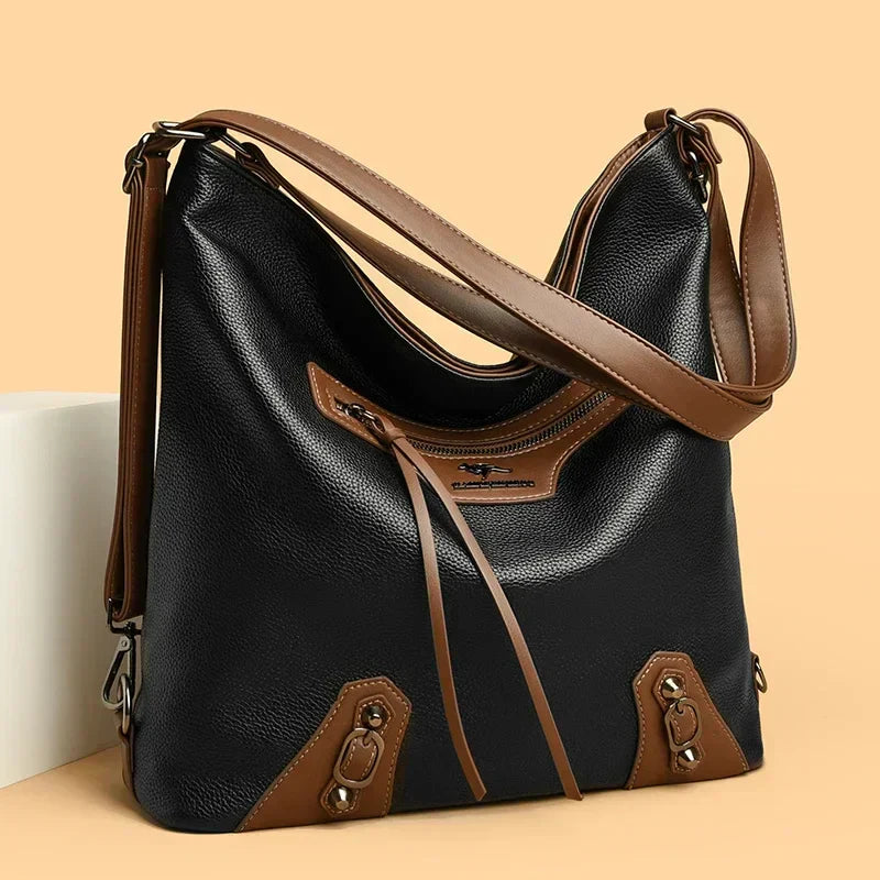 Martha | Elegant bag with multiple compartments made of leather