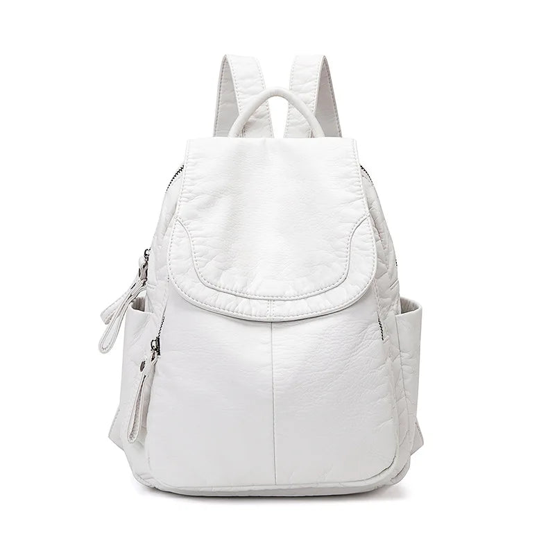 Matilda | Backpack in washed leather