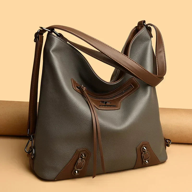 Martha | Elegant bag with multiple compartments made of leather
