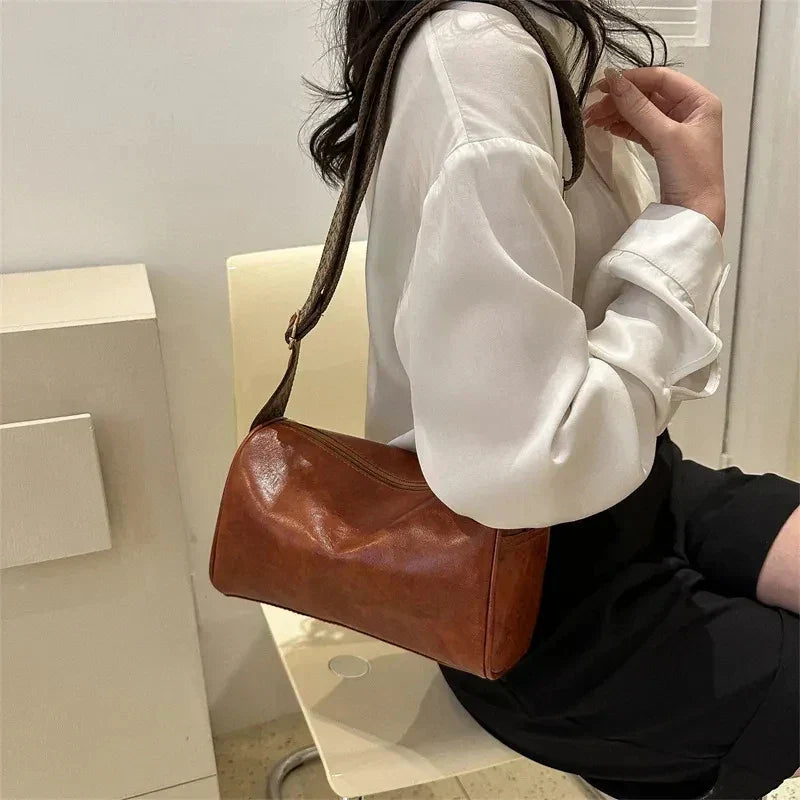Madeline | Vintage Leather Crossbody Bag