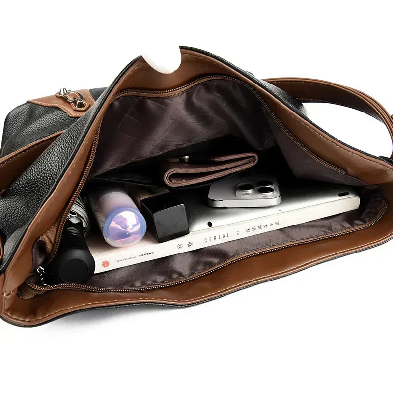Martha | Elegant bag with multiple compartments made of leather
