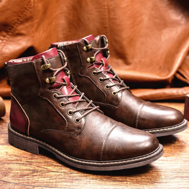 Benjamin | Classic leather Oxford boots for men