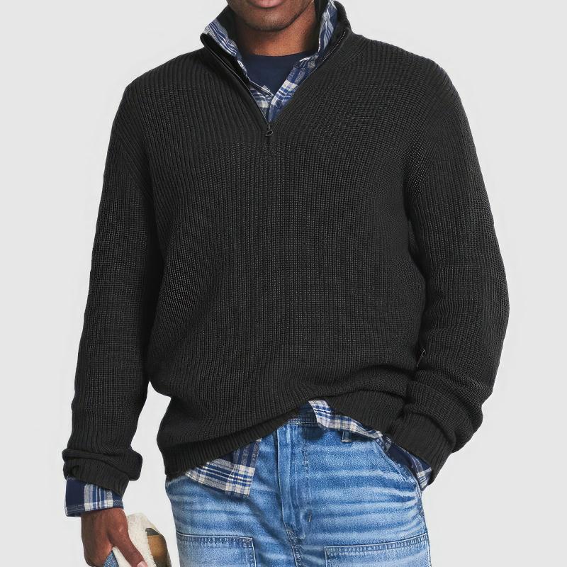 Martin | Men's Zipped Knitted Jumper