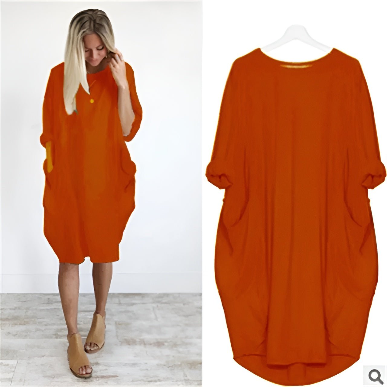 Davina | Women's Dress with Pockets (1+1 Free)