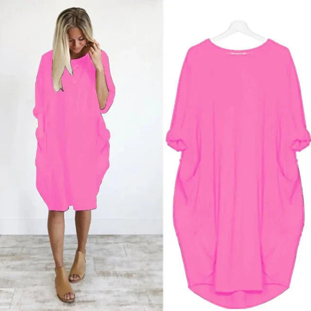 Davina | Women's Dress with Pockets (1+1 Free)