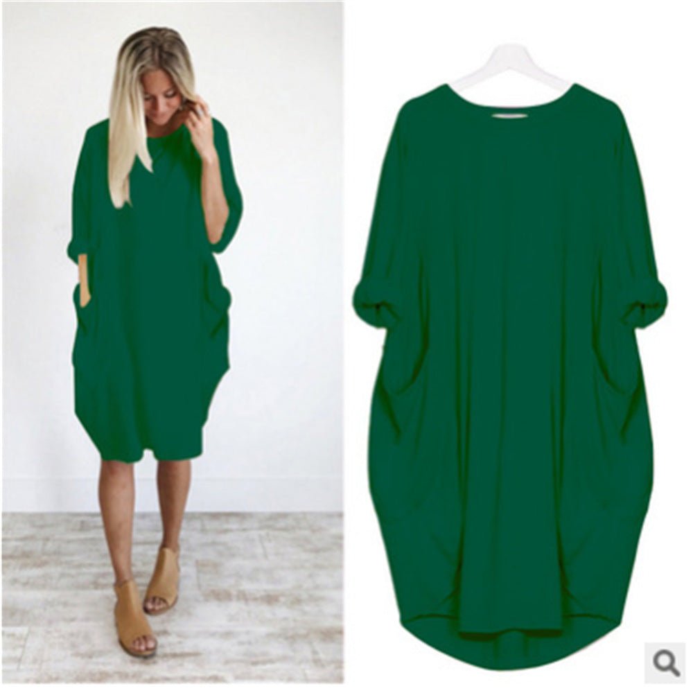 Davina | Women's Dress with Pockets (1+1 Free)