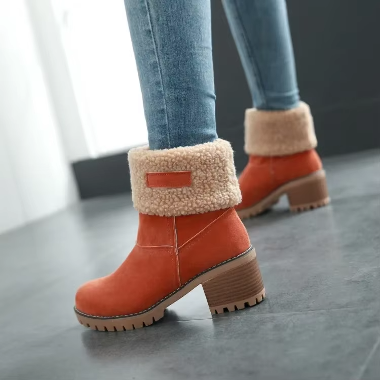 Lacey | Stylish warm leather winter boots