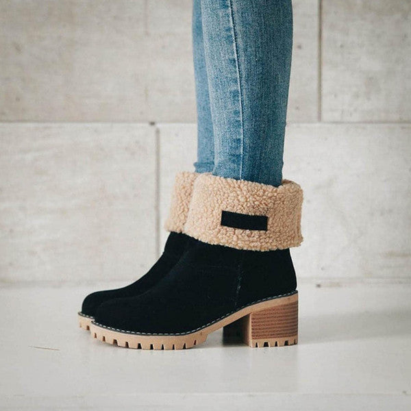 Lacey | Stylish warm leather winter boots