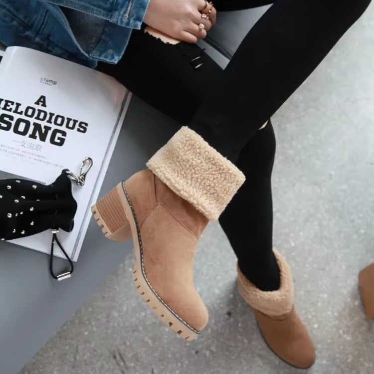 Lacey | Stylish warm leather winter boots