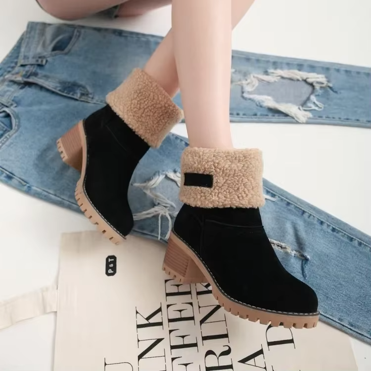 Lacey | Stylish warm leather winter boots