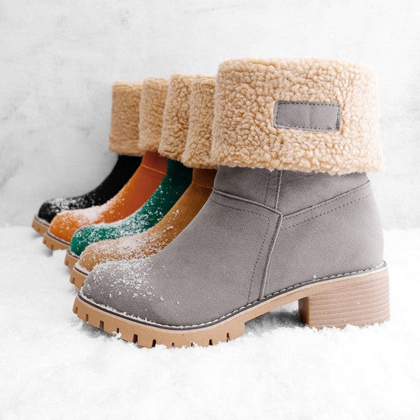Lacey | Stylish warm leather winter boots