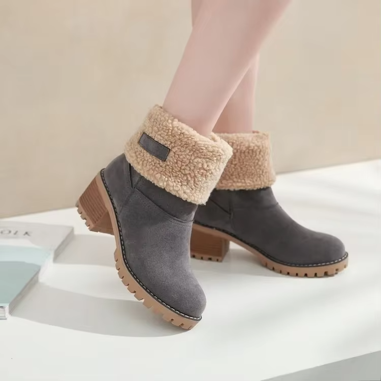 Lacey | Stylish warm leather winter boots