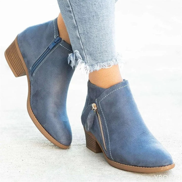 Alexandra | Comfortable zipped boots
