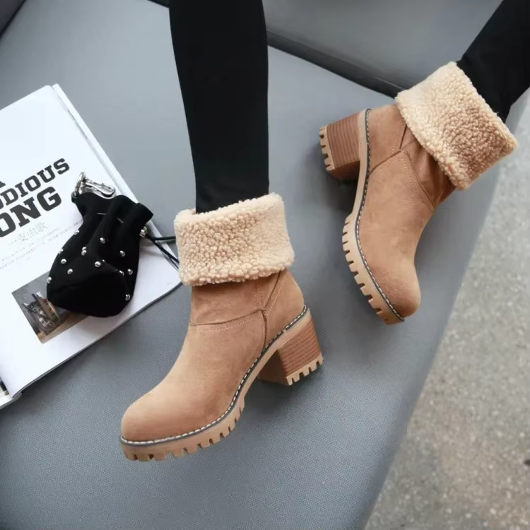 Lacey | Stylish warm leather winter boots