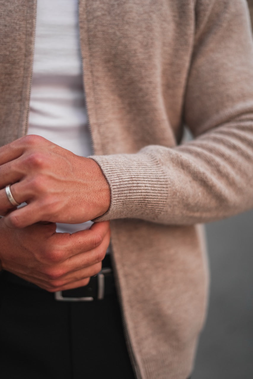 Gareth | Pure Cashmere Cardigan