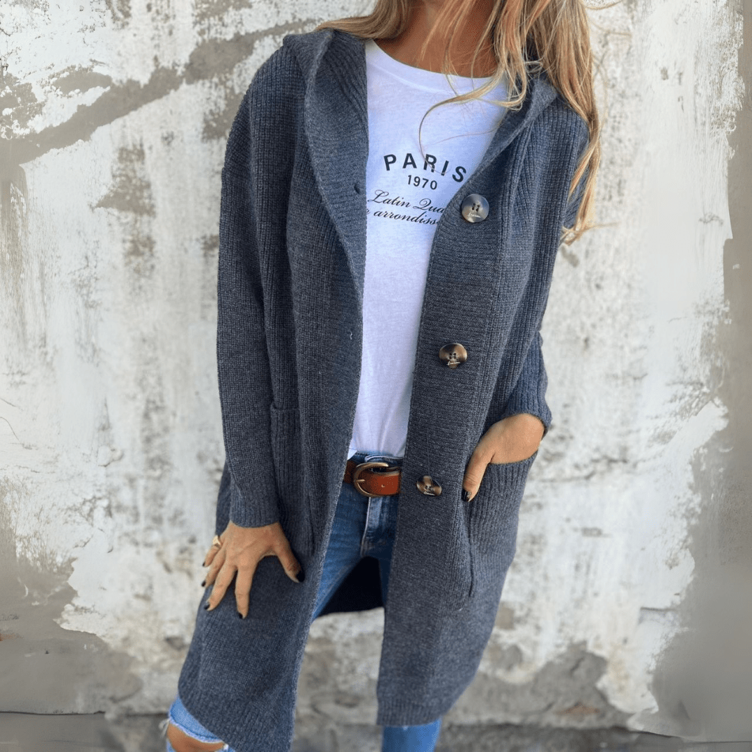 Flora | Elegant long women’s cardigan