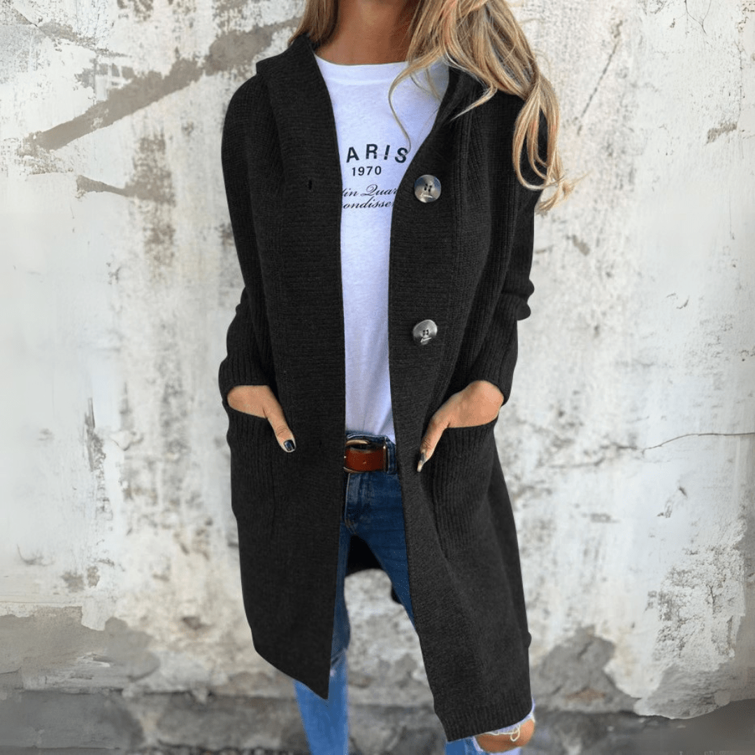 Flora | Elegant long women’s cardigan