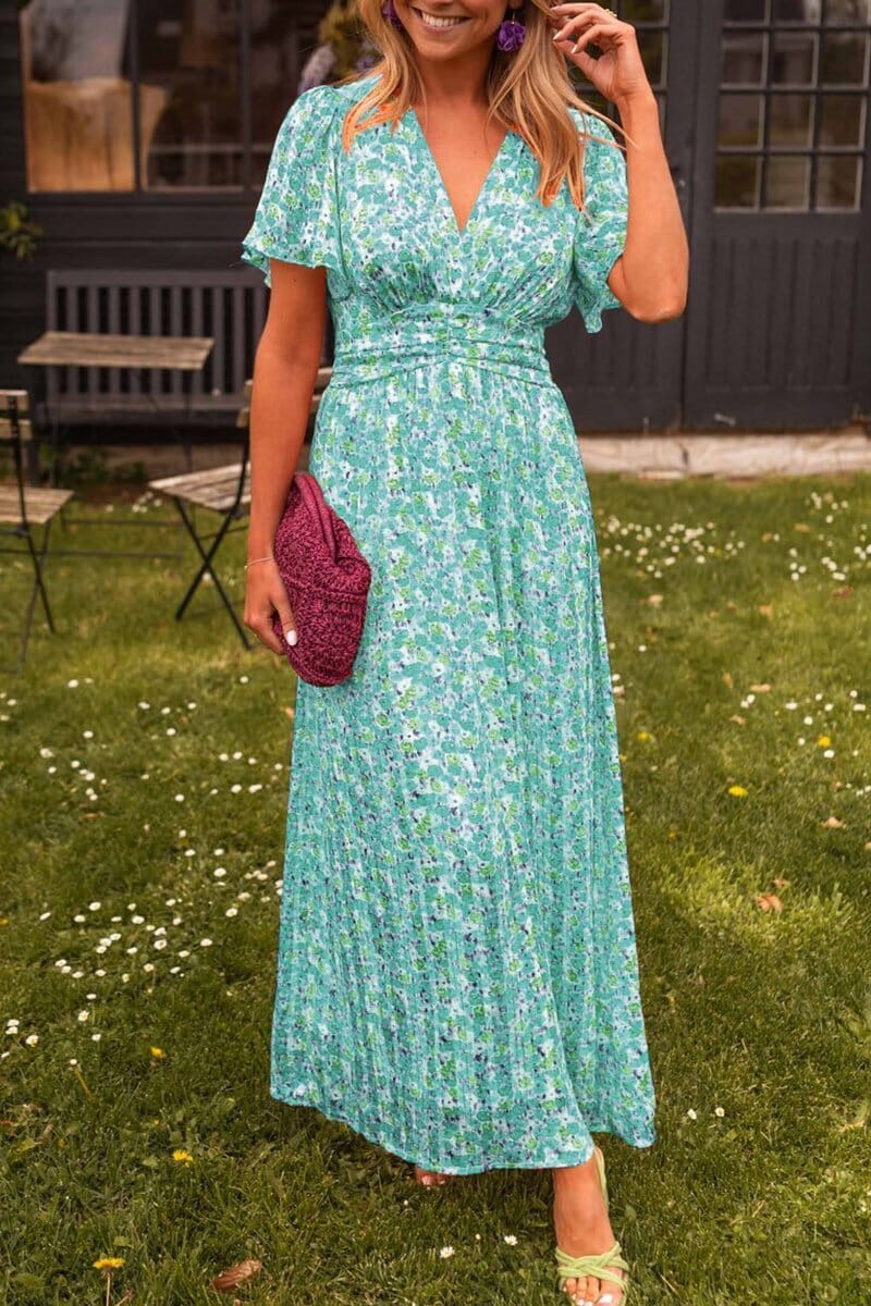 Joanie | Elegant maxi dress with V-neck