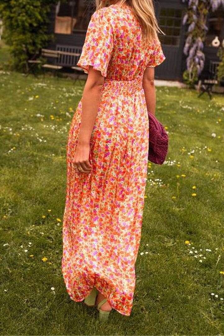 Joanie | Elegant maxi dress with V-neck