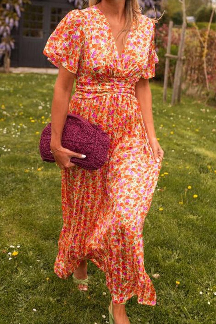Joanie | Elegant maxi dress with V-neck