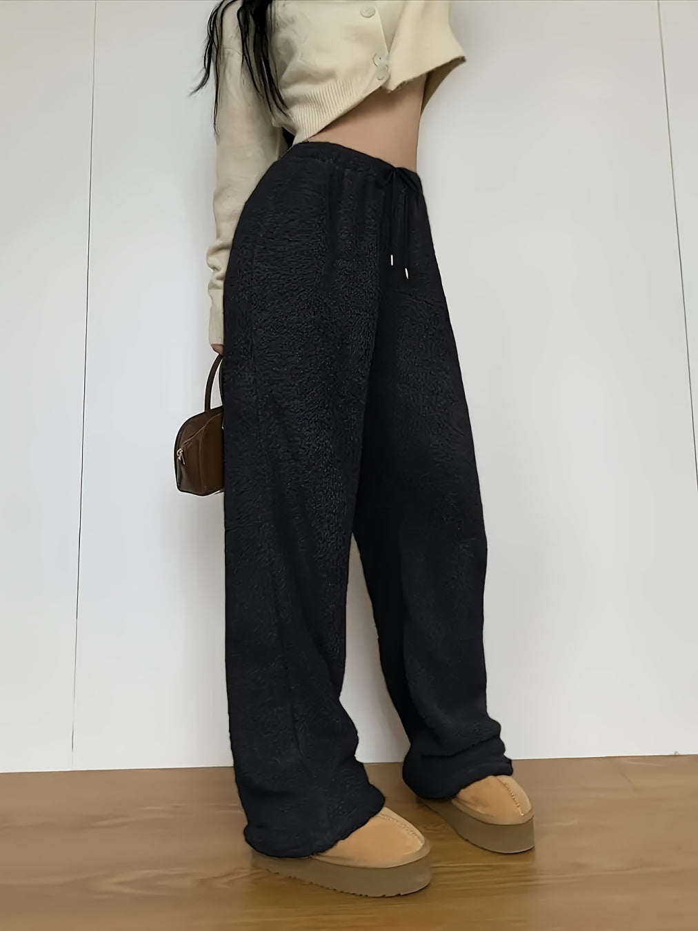 Vienna | Ultra-fleece wide trousers