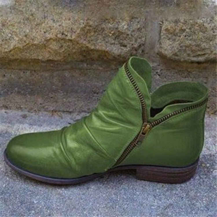 Zoe | Orthopaedic leather boots with zip closure